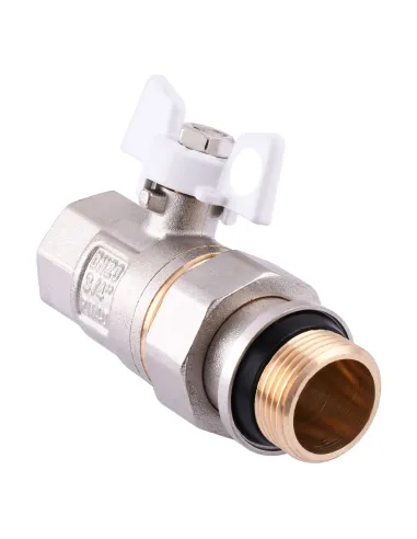 Кран шаровой прямой с американкой Quality Professional Q003 PN 40 НВ 3/4 дюйма