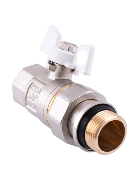 Кран шаровой прямой с американкой Quality Professional Q003 PN 40 НВ 3/4 дюйма