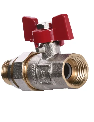 Кран кульовий прямий з американкою Quality Professional Q003 НВ 1/2 дюйма