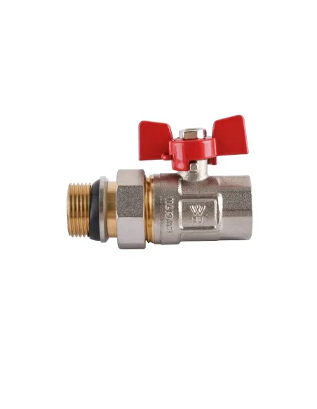 Кран кульовий прямий з американкою Quality Professional Q003 НВ 3/4 дюйми