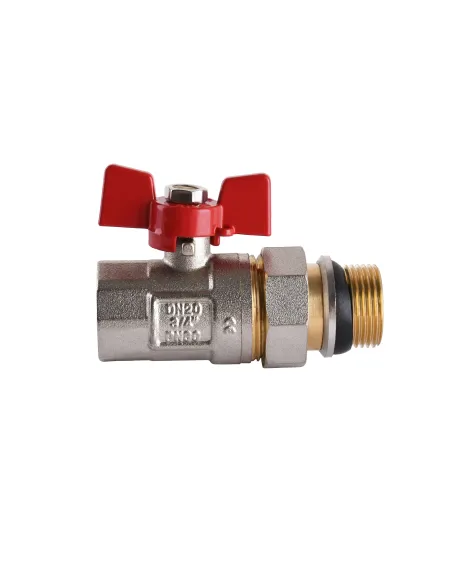 Кран шаровой прямой с американкой Quality Professional Q003 НВ 3/4 дюйма