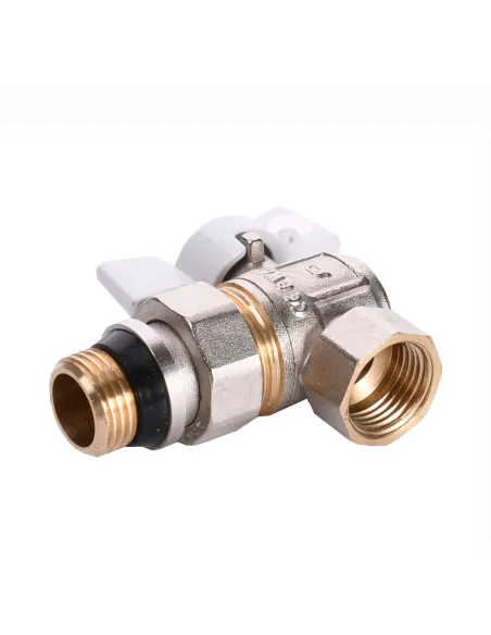 Кран кульовий кутовий з американкою Quality Professional Q004 PN 40 НВ 1/2 дюйми