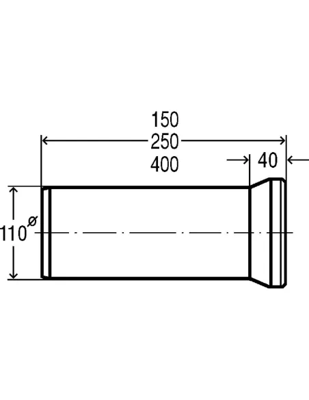 Патрубок для унітазу Viega 101831 400 мм