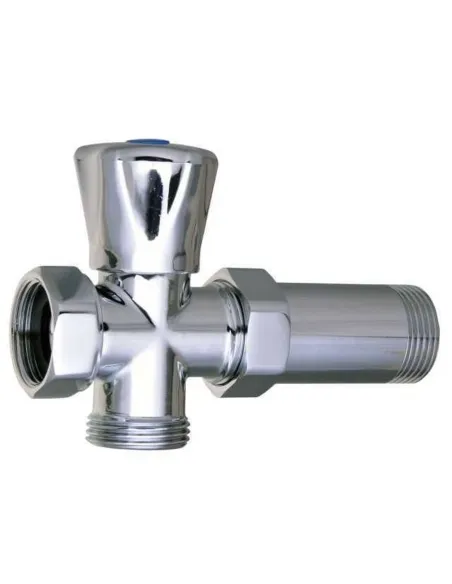 Приладовий кран Quality Professional NV-QP170 3/4 x 3/4 x 3/4 дюйми з подовжувачем