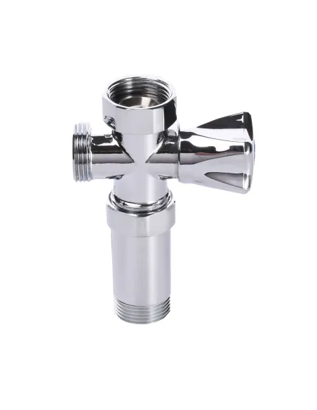 Приладовий кран Quality Professional NV-QP170 3/4 x 3/4 x 3/4 дюйми з подовжувачем