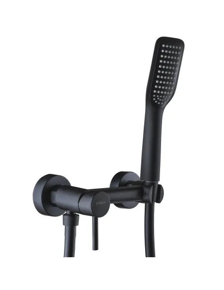 Смеситель для душа Globus Lux Alpen SBT1-105-BB без излива, черный