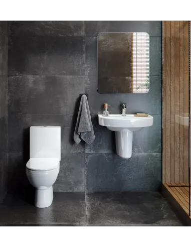 Унітаз-компакт Kolo Status 2395250UA нижнє підведення води, сидіння дюропласт Soft-close