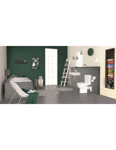 Унитаз-компакт Kolo Status 2395050UA нижний подвод воды, сидение дюропласт Soft-close