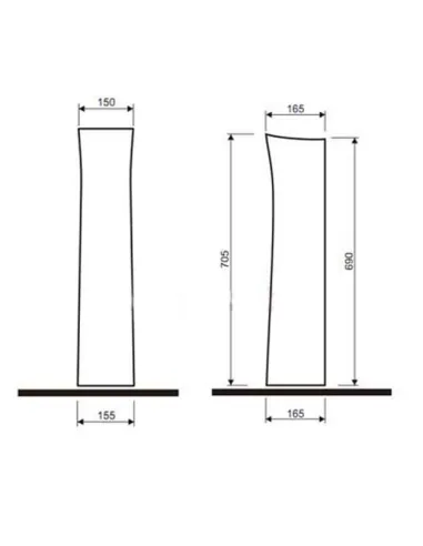 Пьедестал для умывальника Kolo Solo/Idol