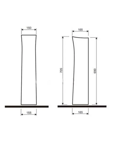 Пьедестал для умывальника Kolo Solo/Idol