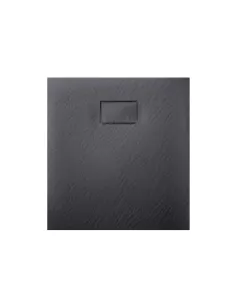 Душовий піддон низький Asignatura Tinto 49837002 90х90 квадратний, чорний