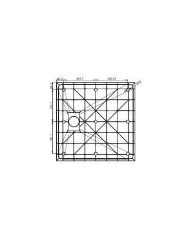 Душовий піддон низький Asignatura Tinto 49837004 90х90 квадратний