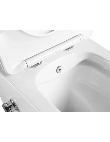 Унитаз безободковый подвесной Asignatura Simple Bend 37852805 с сиденьем, функция биде и смесителя