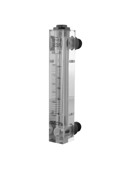 Ротаметр Raifil LZM-15 1.5-9 GPM, панельного типа, резьбовой, длинный