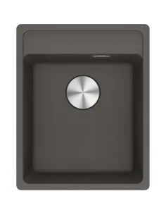 Мийка для кухні кам`яна прямокутна Franke Maris MRG 610-37 TL, 410x510x200 мм, сірий сланець