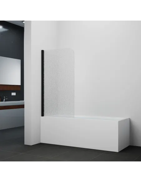 Скляна шторка для ванної Q-Tap Standard BLM407513APL, 75x130 см, ліва