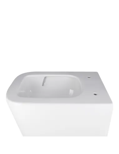 Унітаз безободковий підвісний Q-Tap Ultra Quiet QT05335171W, 490х360х290 мм