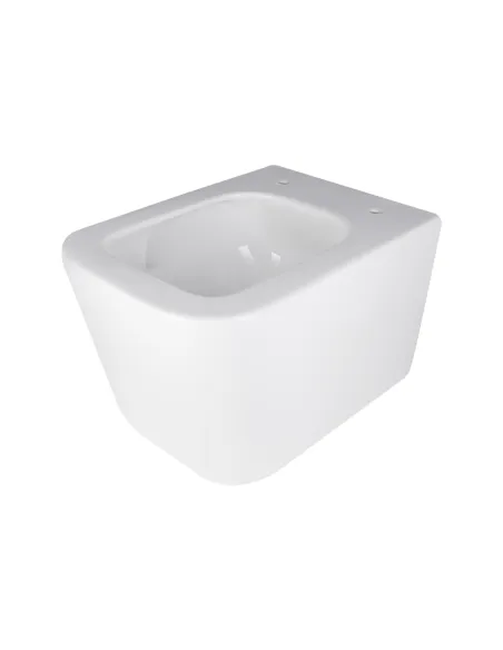 Унитаз безободковый подвесной Q-Tap Ultra Quiet QT05335171W, 490х360х290 мм