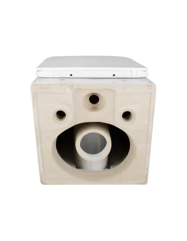 Унітаз безободковий підвісний Q-Tap Ultra Quiet QT05335171W, 490х360х290 мм