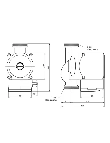 Циркуляционный насос Icma № Р321 25/60
