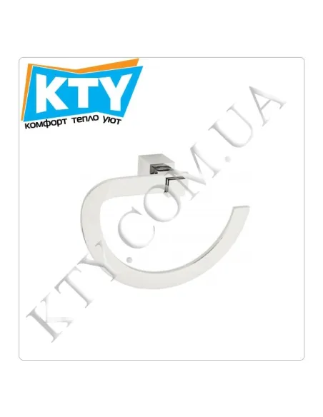 Полотенцедержатель Kugu С5 504 дуга, латунь, хром - 1