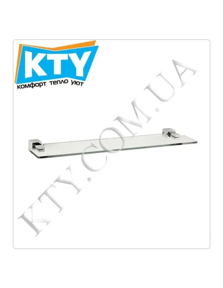 Полка Kugu С5 503 стекло, латунь, хром - 1 Полка Kugu С5 503 стекло, латунь, хром - 1