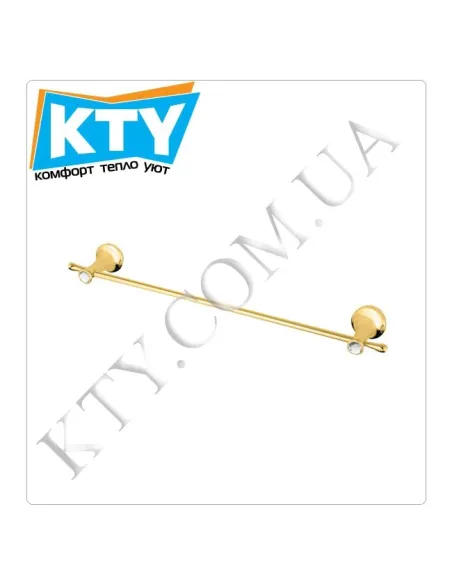 Рушникотримувач Kugu Bavaria 301G латунь, золото - 1