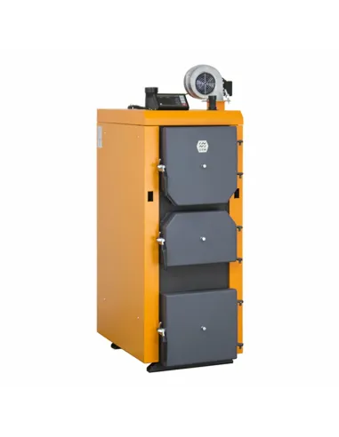 Котел твердотопливний DTM Turbo 17 кВт, сталевий