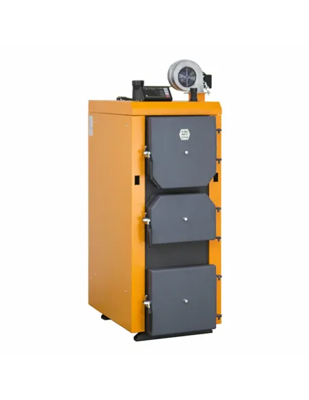 Котел твердотопливный DTM Turbo 17 кВт, стальной