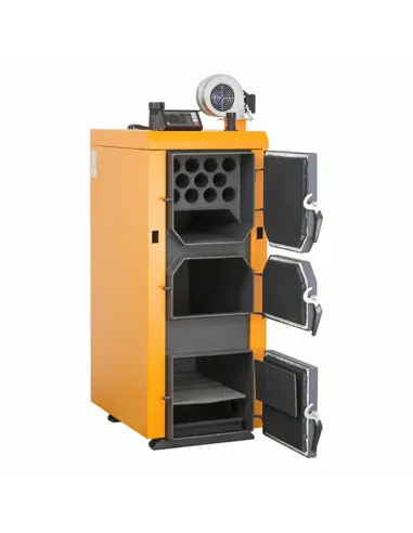 Котел твердотопливний DTM Turbo 10 кВт, сталевий