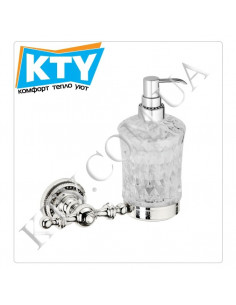 Дозатор для жидкого мыла Kugu Eldorado 814C навесной, латунь, хром - 1