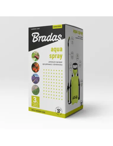 Садовый опрыскиватель пневматический Bradas Aqua Spray Lime AS0300LE на 3 литра