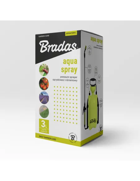 Садовий пневматичний обприскувач Bradas Aqua Spray Lime AS0300LE на 3 літри