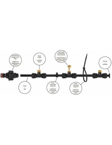 Туманосоздатель садовый Bradas Black Line ECO-Z1015, 15 метров