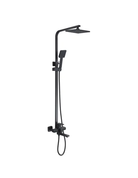 Душевая система с изливом Lidz Wawel 1030 LDWAW1030BLA45396 Black