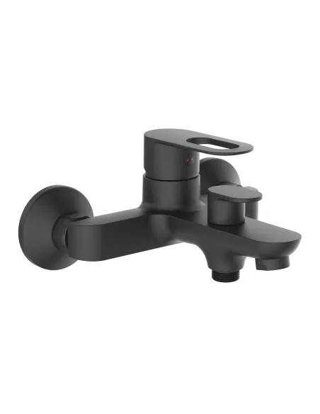 Смеситель для ванны Lidz Latwa 006 LDLAT006BLA45419 Black с душевым набором Смеситель для ванны Lidz Latwa 006 LDLAT006BLA45419 Black с душевым набором