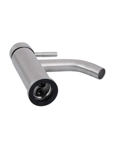 Смеситель для умывальника Lidz Aria 0011F LDARI0011FNKS46091 Nickel