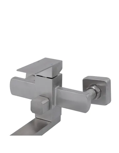 Душевая система с изливом Lidz Kubis 1033 LDKUB1033NKS46110 Nickel