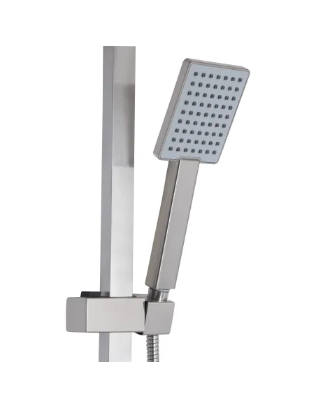 Душевая система с изливом Lidz Kubis 1033 LDKUB1033NKS46110 Нікель