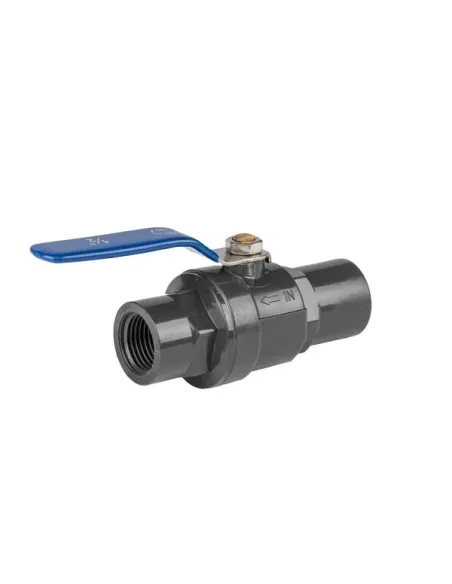 Кран шаровой Bradas DSRA10V1SF12F12SS РВ 1/2 дюйма, пластик, для ПВХ труб Кран шаровой Bradas DSRA10V1SF12F12SS РВ 1/2 дюйма, пластик, для ПВХ труб
