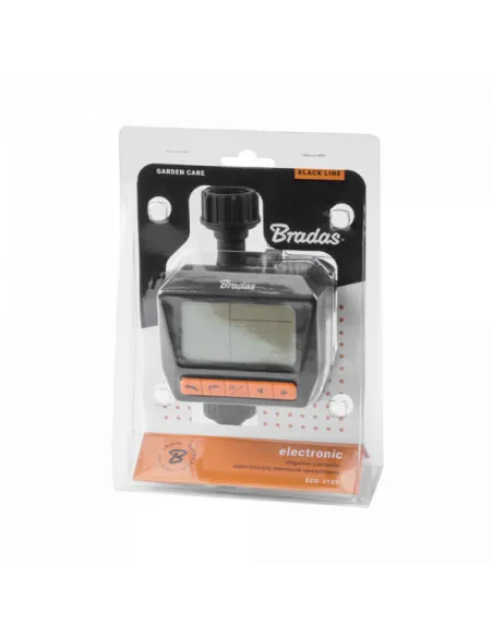 Контролер поливу електронний Bradas Black Line ECO-3137 однозонний Контролер поливу електронний Bradas Black Line ECO-3137 однозонний