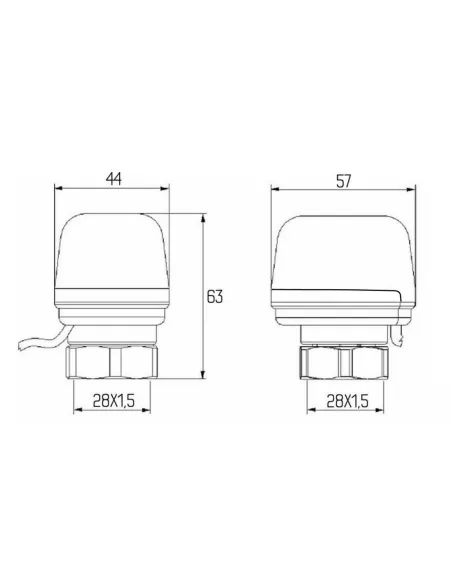 Сервопривод Icma №983 220V, закрытый