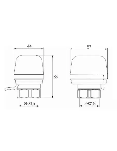 Сервопривод Icma №980 220V, закрытый