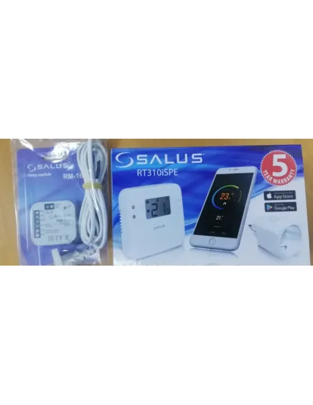 Терморегулятор Salus RT310iSPE с управлением RM16A Терморегулятор Salus RT310iSPE с управлением RM16A
