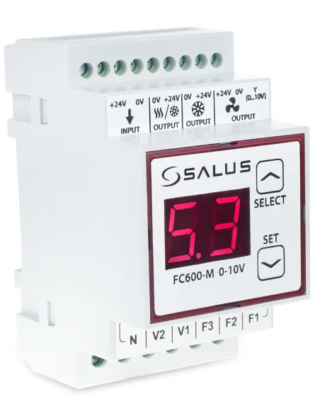Модуль для терморегулятора фанкойла Salus FC600-M 0-10V Модуль для терморегулятора фанкойла Salus FC600-M 0-10V