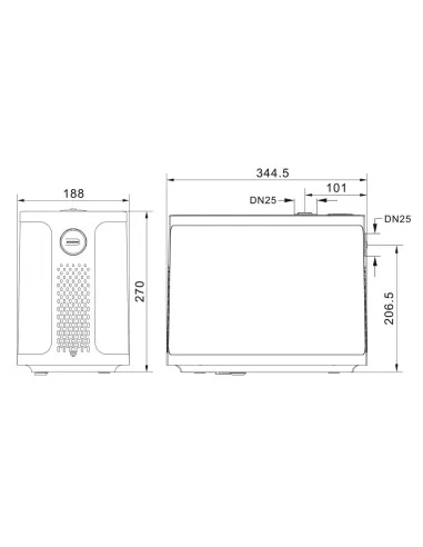 Насосна станція Shimge CA 600 0.6 кВт, з частотним перетворювачем