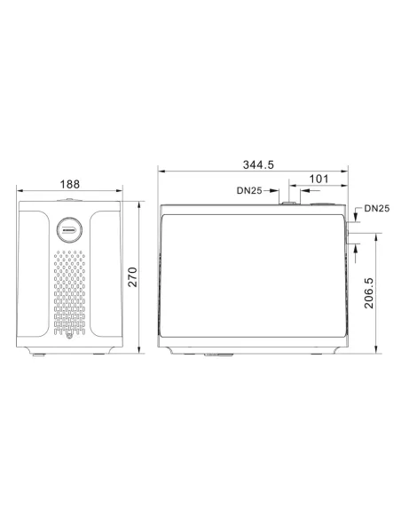 Насосна станція Shimge CA 600 0.6 кВт, з частотним перетворювачем