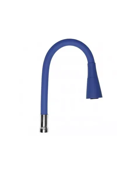 Излив гибкий для смесителя Wezer WKC-059-BLUE, синий