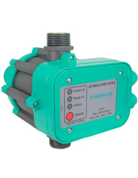 Електронне реле тиску Shimge PS-01, 1.1 кВт, із захистом від сухого ходу