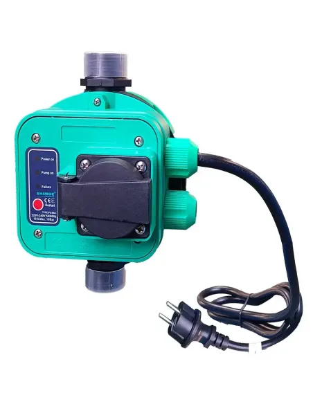 Електронне реле тиску Shimge PS-05A, 1.1 кВт, з автоматичним перезапуском та захистом від сухого ходу Електронне реле тиску Shimge PS-05A, 1.1 кВт, з автоматичним перезапуском та захистом від сухого ходу